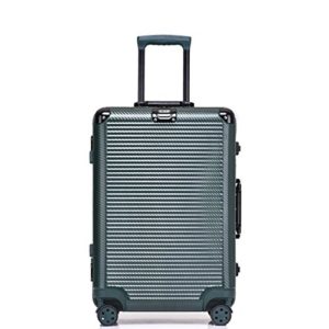 Aluminum Frame Luggage, Durable PC Hardshell TSA Lock Spinner Suitcase
