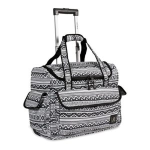 J World New York Kids' Donna Rolling Tote Travel, TRIBAL, One Size