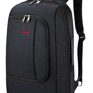 TIGERNU Slim Business Backpack with USB Charging Port Convertible Water