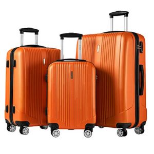 Luggage Set 3 Piece Set Suitcase set with TSA Lock Spinner Hard shell
