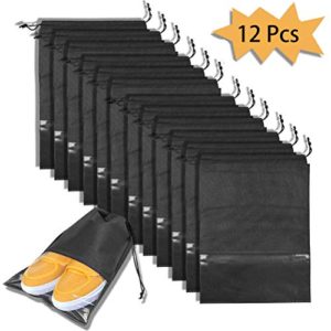 BUYGOO 12PCS Travel Shoe Bags Waterproof Non-Woven Storage