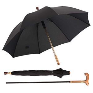 Kobold Walking Stick Cane Umbrella 2 in 1 Windproof Golf Umbrellas