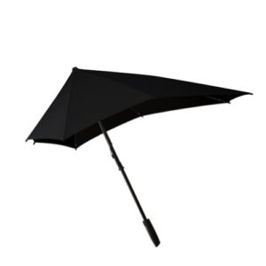 senz "Smart Stormproof Stick Umbrella in Black Out