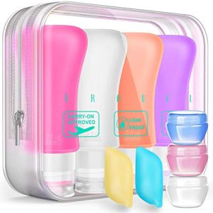 Travel Bottles TSA Approved Containers, 3 oz Leak Proof Travel Accessories