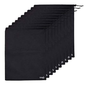 Cosmos ® 10 pcs Non-Woven Black Color Shoe Bag