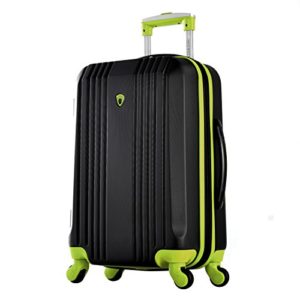 Olympia Apache Ii 21" Carry-on Spinner, BLACK+LIME