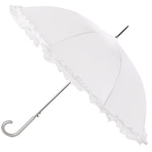 totes Women's Auto Open Ruffle Stick Umbrella