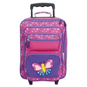 Personalized Rolling Luggage for Kids – 3-D Butterfly Design