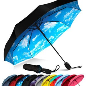 Repel Windproof Travel Umbrella with Teflon Coating