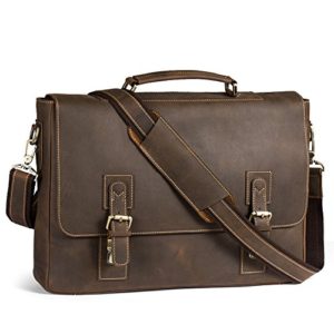 Leather Messenger Bag for Men Shoulder Bag Fit