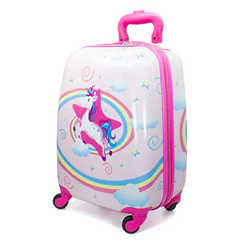 MOREFUN 2 Pcs Kids Carry on Luggage Set Spinner Wheels Review ...