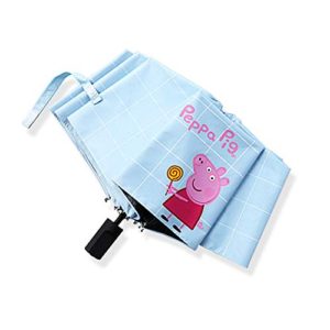 Finex Blue Peppa Pig UV Protection Trifold Umbrella Sun Anti-UV