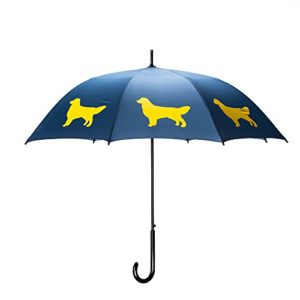 The San Francisco Umbrella Company Golden Retriever Stick Umbrella