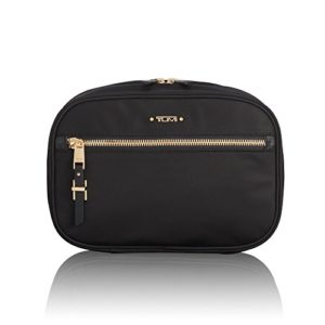 TUMI Voyageur Yima Cosmetic Bag in black, a stylish and functional travel toile