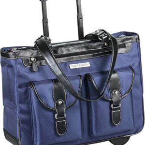 Marquam Rolling Laptop Tote 18.4" (Navy Blue)