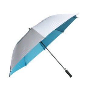 RainStoppers Women's 50-Inch Silver Coated Windbuster Golf Umbrella