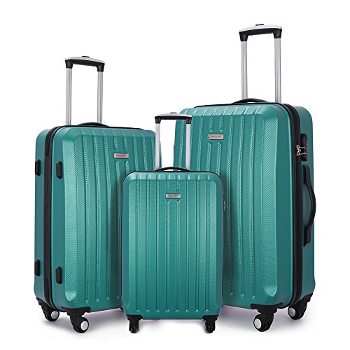 3 Piece Luggage Sets: Effortless Travel with Hard Shell, Spinner Wheels ...