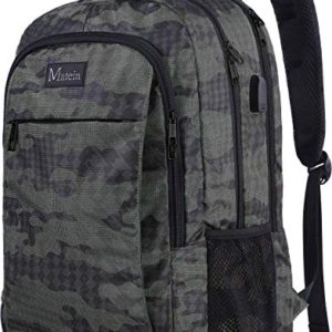 Travel Backpack with USB, Water Resistant Durable College School Backpack