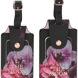 Ted Baker Splendor Floral Faux Leather Travel Bag Tags