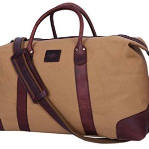 Addey Supply Company 20" Leather Duffle Bag for Travel