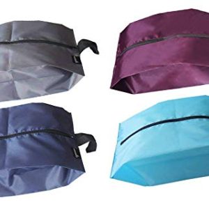 MISSLO Portable Nylon Travel Shoe Bags With Zipper Closure