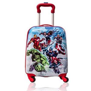 Marvel Avengers Hardshell Spinner Trolley 18 Inch Kids Luggage [Blue]