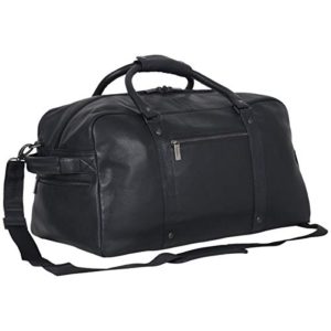 Kenneth Cole Reaction Men's 20" Leather Top Zip Travel