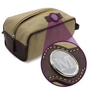 Personalized Toiletry Dopp Shaving Bag Case