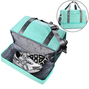 Gym Bag Shoes Compartment Shoulder Bag Travel Duffel Bag