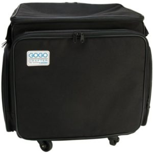 Hampton Art GOGO 300 Crafter Rolling Tote, 20-Inch by 17-Inch by 14-Inch, Black