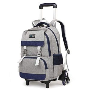 ADSRO Trolley Wheel Pack Back, Rolling Backpack Children's Schoolbag Luggage