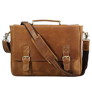 Polare Vintage Genuine Leather Tote Briefcase Professional