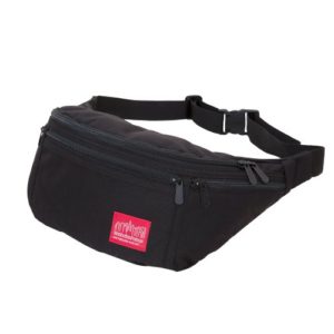 Manhattan Portage Alleycat Waist Bag with Zipper, Black