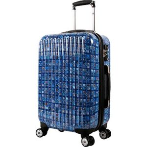 J World New York Titan 20 inch Polycarbonate Carry-on Art Luggage