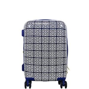 Macbeth Collection Women's Geo 21 inch Spinner Luggage