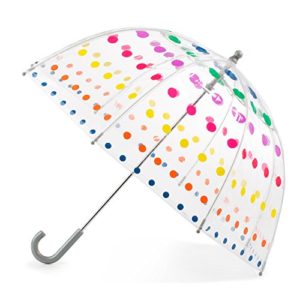 Totes Kid's Clear Bubble Umbrella with Easy Grip Handle