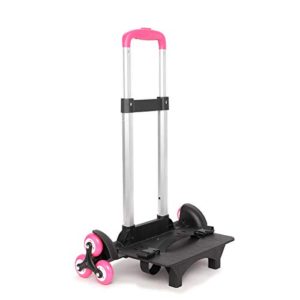 PROTAURI Foldable Trolley Cart for School Bags - Wheeled Hand Truck for Kids