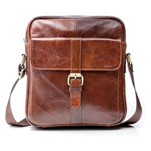 Premium Leather Crossbody Bags for Men - 9.7