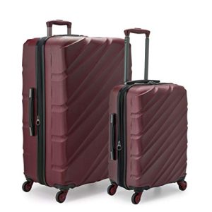 U.S. Traveler Gilmore 2 Piece Expandable Hardside Spinner Luggage Set