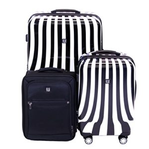 FUL Luggage Swirl, Black/White