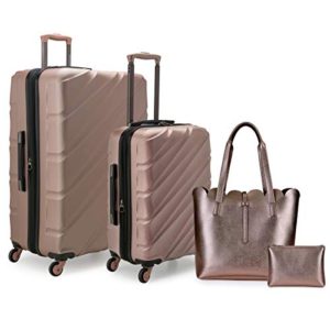 Travelers Choice Gilmore Expandable Hardside Spinners and Shoulder Bag