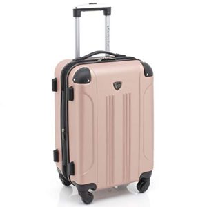 Travelers Club Luggage Chicago II 20" Expandable Spinner Carry-On Luggage