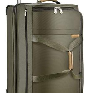 Briggs & Riley Baseline Upright Duffle Bag, Olive, Medium