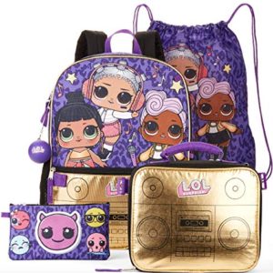 LOL Surprise! Hip Hop Club 5-Piece Backpack Set