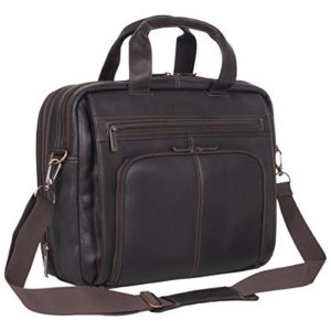 Kenneth Cole Reaction Colombian Leather Dual Compartment Expandable