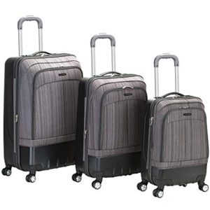 Rockland Luggage Milan Hybrid Eva 3 Piece Luggage Set