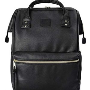 Kah&Kee Leather Backpack Diaper Bag with Laptop Compartment Travel