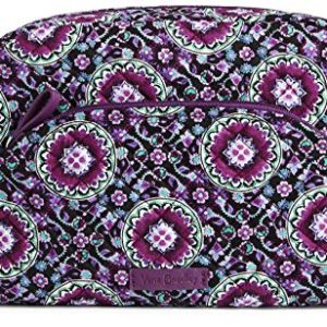 Vera Bradley Iconic Large Cosmetic in Lilac Medallion