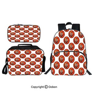 Oobon Kids Toddler School Waterproof 3D Cartoon 16" Backpack