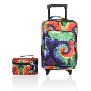 Kids Luggage Set, Large Rolling Piece and Travel Toiletry Case